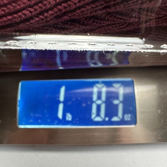 Talbots Sweater Womens 2X Burgundy Cardigan Open Ribbed Preppy Office Minimalist - Picture 13 of 14